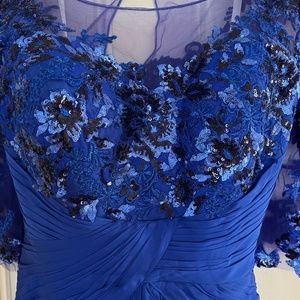 Midnight blue gown